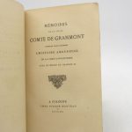 Couverture du livre Estimation du livre « mémoires du comte de Grammont : Histoire amoureuse de la cour d’Angleterre sous Charles II »