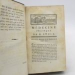 Couverture du livre Estimation du livre « médecine pratique de Maximilien Stoll [et] Dissertation de Maximilien Stoll »