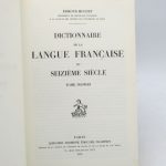 Couverture du livre Estimation du livre « dictionnaire de la langue française du XVIe siècle »