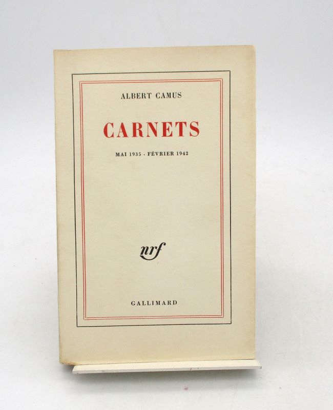 Couverture du livre Estimation du livre « carnets : mai 1935- février 1942 »