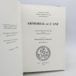 Couverture du livre Estimation du livre « armorial de l’ANF »