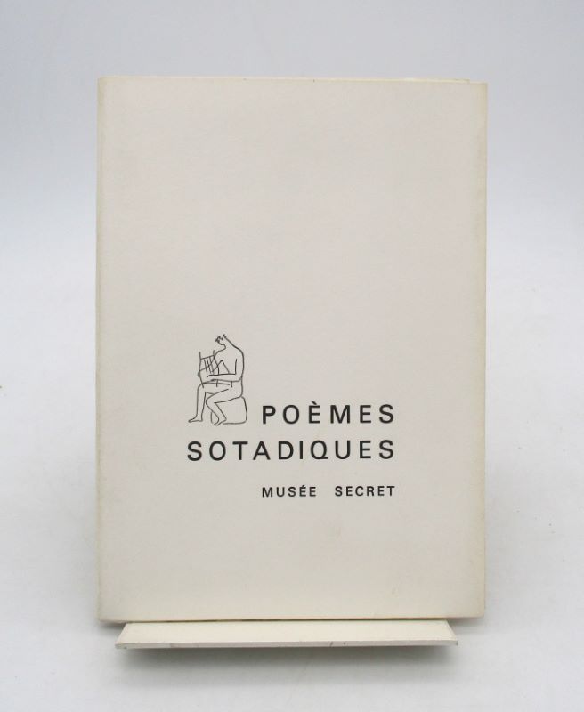Couverture du livre Estimation du livre « musée secret : Poèmes sotadiques »