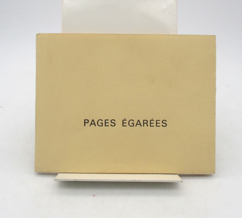 Couverture du livre Estimation du livre « pages égarées »