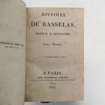 Couverture du livre Estimation du livre « histoire de Rasselas, prince d’Abyssinie »