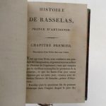 Couverture du livre Estimation du livre « histoire de Rasselas, prince d’Abyssinie »