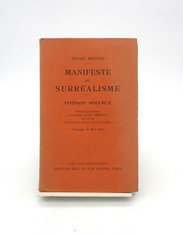 Couverture du livre Estimation du livre « manifeste du Surréalisme – Poisson soluble »