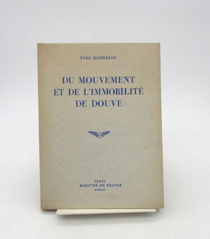 Couverture du livre Estimation du livre « du mouvement et de l’immobilité de Douve »
