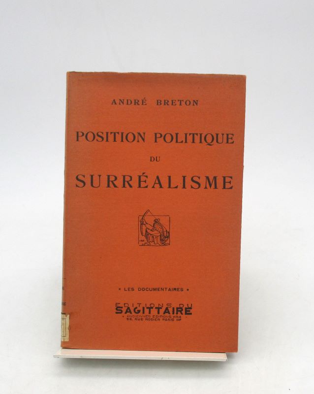 Couverture du livre Estimation du livre « position politique du surréalisme »