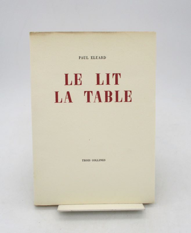 Couverture du livre Estimation du livre « le Lit la Table »