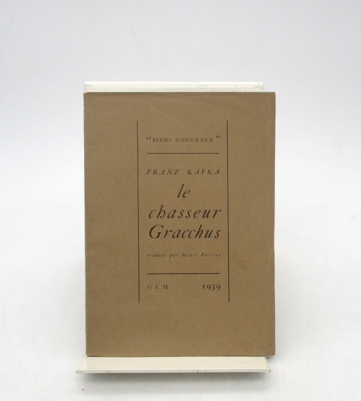 Couverture du livre Estimation du livre « le Chasseur Gracchus »