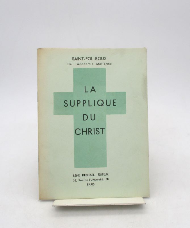 Couverture du livre Estimation du livre « la Supplique du Christ »