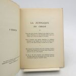Couverture du livre Estimation du livre « la Supplique du Christ »