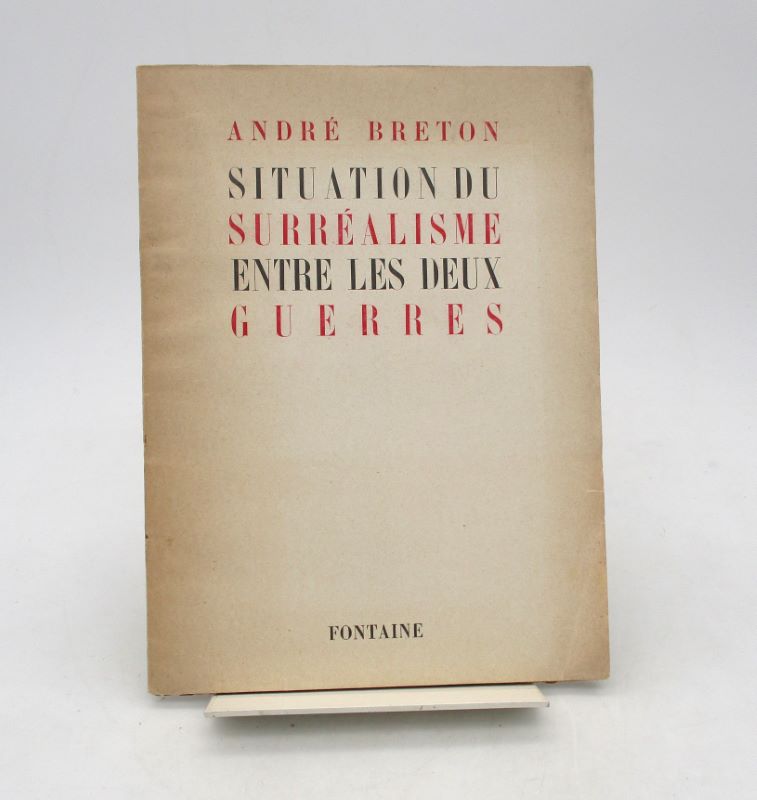 Couverture du livre Estimation du livre « situation du surréalisme entre les deux guerres »