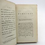 Couverture du livre Estimation du livre « mémoires de M. de Voltaire, écrits par lui-même »
