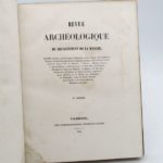 Couverture du livre Estimation du livre « revue archéologique du département de la Manche »