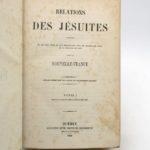 Couverture du livre Estimation du livre « relations des jésuites contenant ce qui s’est passé de plus remarquable dans les missions des pères de la Compagnie de Jésus dans la Nouvelle-France »