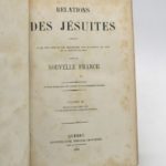 Couverture du livre Estimation du livre « relations des jésuites contenant ce qui s’est passé de plus remarquable dans les missions des pères de la Compagnie de Jésus dans la Nouvelle-France »