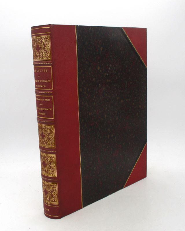 Couverture du livre Estimation du livre « archives du prince de Montholon d’Umbriano – Inventaire des titres de la maison Montholon – (1200-1900) »