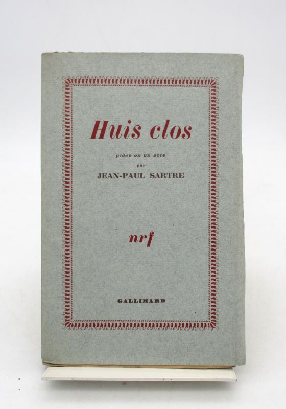 Couverture du livre Estimation du livre « huis clos »