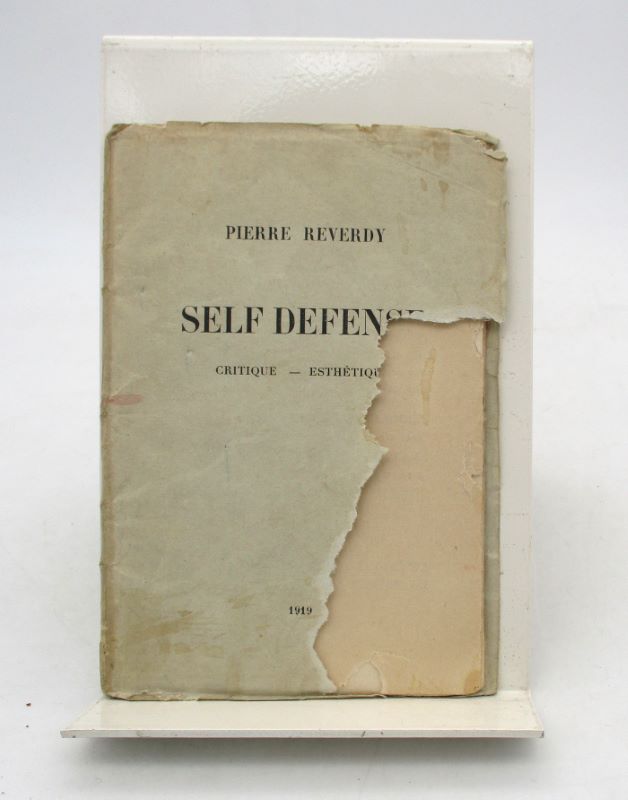 Couverture du livre Estimation du livre « self Defense : Critique – Esthétique »