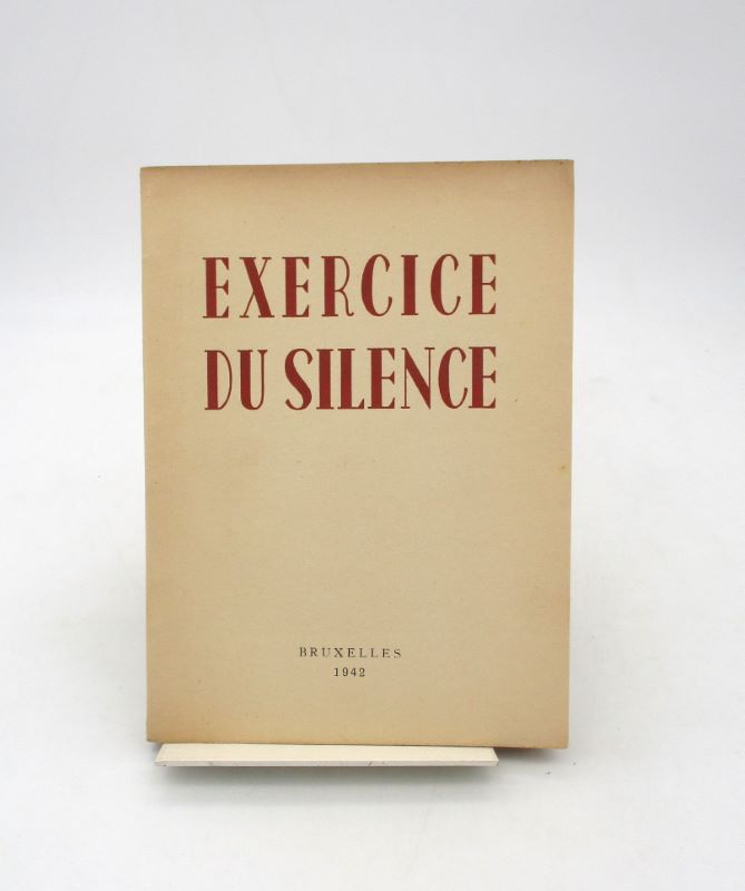 Couverture du livre Estimation du livre « exercice du silence »