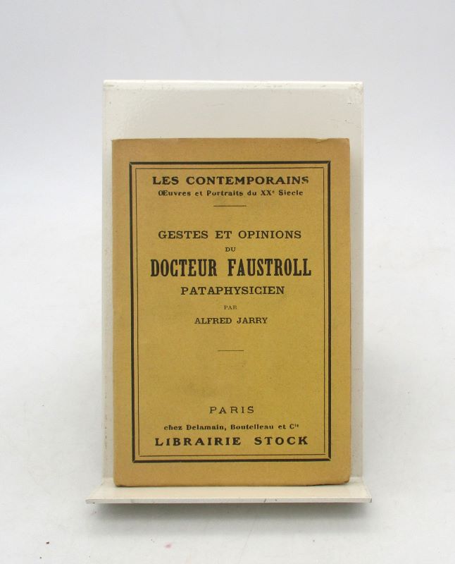 Couverture du livre Estimation du livre « gestes et Opinions du docteur Faustroll Pataphysicien »