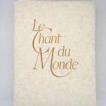 Couverture du livre Estimation du livre « le Chant du monde »