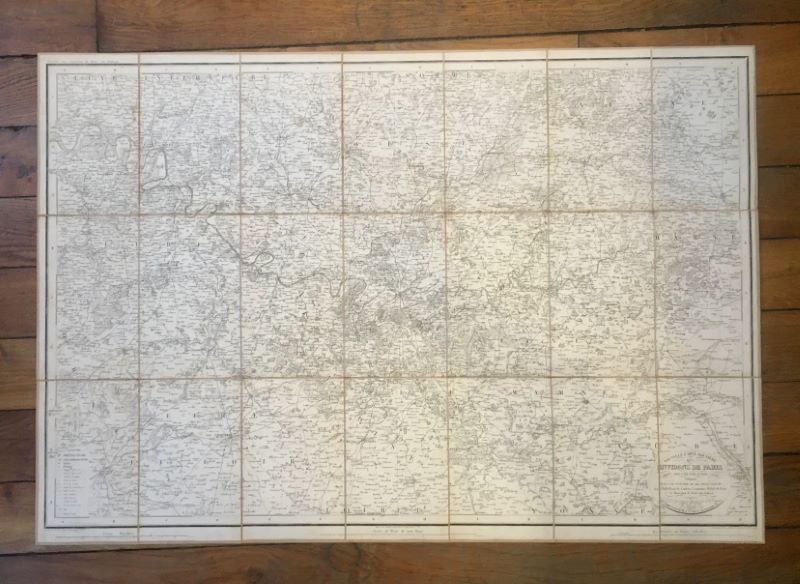 Couverture du livre Estimation du livre &laquo;&nbsp;nouvelle carte routière des environs de Paris&nbsp;&raquo;