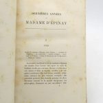Couverture du livre Estimation du livre « une femme du monde au XVIIIe siècle : Dernières années de madame d’Épinay »