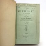Couverture du livre Estimation du livre « histoire de Charles VII, roi de France et de son époque 1403-1461 »