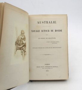 Estimation Voyages-Atlas - Couverture du livre Estimation du livre « australie – Voyage autour du monde »