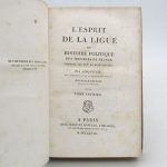 Couverture du livre Estimation du livre « l’Esprit de la Ligue ou Histoire politique des troubles de France pendant les XVIe et XVIIe siècles »