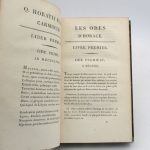 Couverture du livre Estimation du livre « oeuvres d’Horace, traduites par MM. Campenon […] et Després »