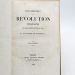 Couverture du livre Estimation du livre « essai historique sur le révolution d’Espagne et sur l’intervention de 1823 »