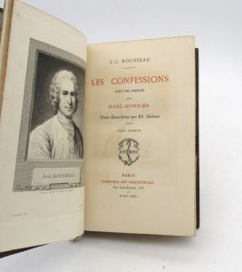 Estimation Livre illustré - Couverture du livre Estimation du livre « les Confessions »