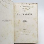 Couverture du livre Estimation du livre « Études sur la marine »