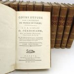 Couverture du livre Estimation du livre « cours d’étude pour l’instruction du prince de Parme, aujourd’hui S.A.R. l’infant D. Ferdinand, duc de Parme, Plaisance, Guastalle &c. &c. &c. »