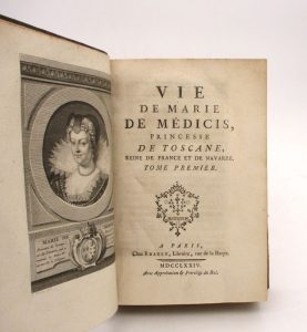 Estimation Edition originale - Couverture du livre Estimation du livre « vie de Marie de Médicis, princesse toscane, reine de France et de Navarre »