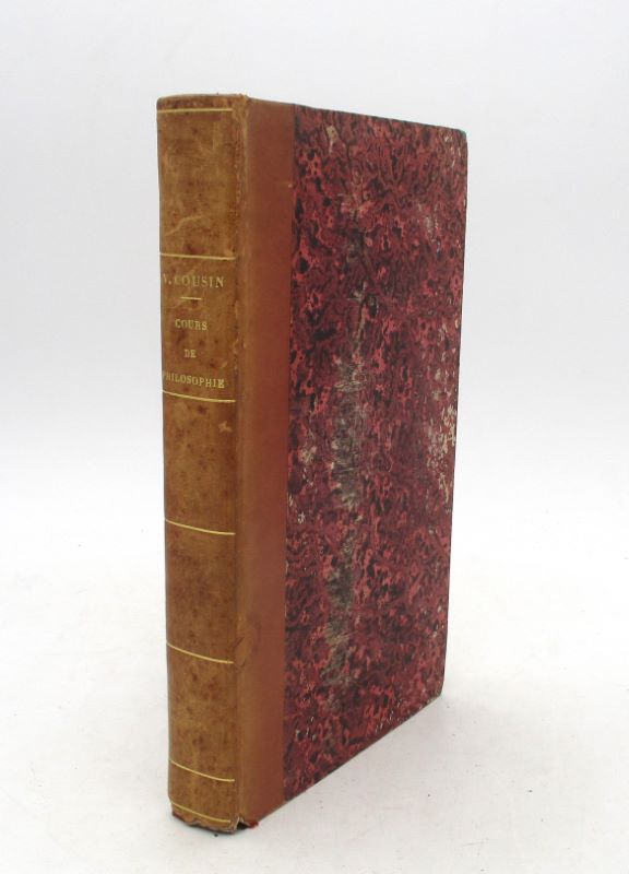 Couverture du livre Estimation du livre « cours d’histoire de la philosophie »