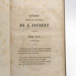 Couverture du livre Estimation du livre « pensées, essais et maximes de J. Joubert suivis de lettres à ses amis et précédés d’une notice sur sa vie, son caractère et ses travaux »