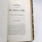 Couverture du livre Estimation du livre « lettres et Instructions de Louis XVIII au comte de Saint-Priest précédées d’une notice »