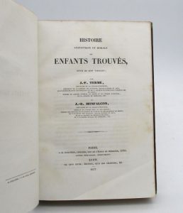 Estimation Sciences et médecine - Couverture du livre Estimation du livre « histoire statistique et morale des enfants trouvés suivie de cent tableaux »