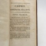 Couverture du livre Estimation du livre « chimie appliquée aux arts »