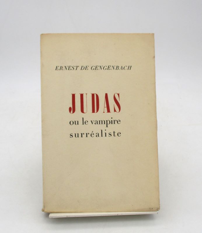 Couverture du livre Estimation du livre « judas ou le vampire surréaliste »