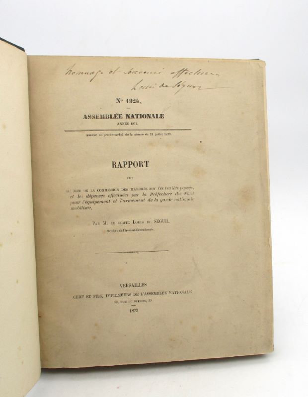 Couverture du livre Estimation du livre « rapport fait au nom de la commission des marchés sur les traités passés, et les dépenses effectuées par la Préfecture du Nord pour l’équipement et l’armement de la garde nationale mobilisée »