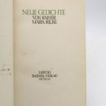 Couverture du livre Estimation du livre « neue Gedichte »