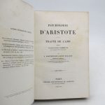 Couverture du livre Estimation du livre « physiologie d’Aristote – Traité de l’âme »