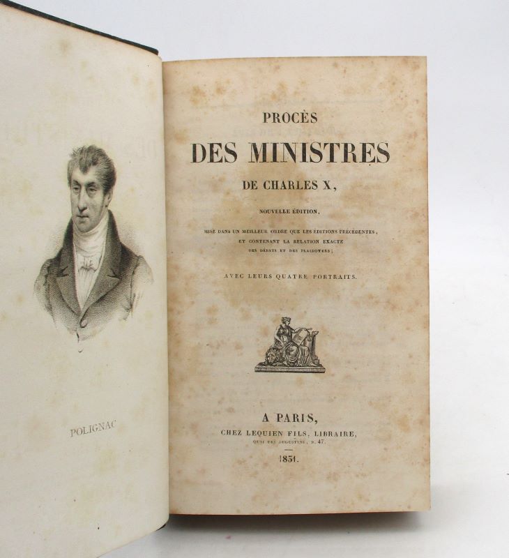 Couverture du livre Estimation du livre &laquo;&nbsp;procès des ministres de Charles X&nbsp;&raquo;