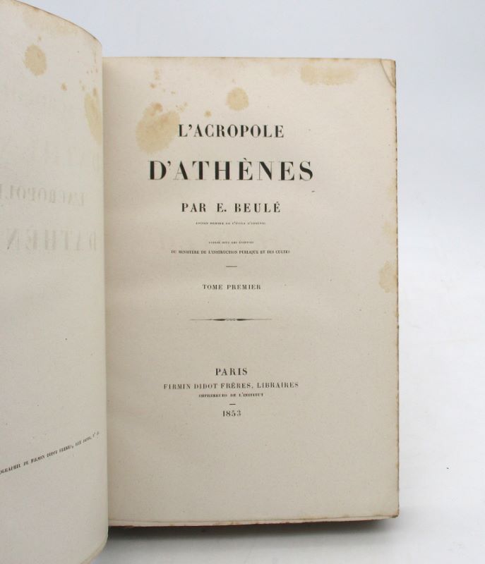 Couverture du livre Estimation du livre « l’Acropole d’Athènes »