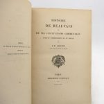 Couverture du livre Estimation du livre « histoire de Beauvais et de ses constructions communales jusqu’au commencement du XVe siècle »